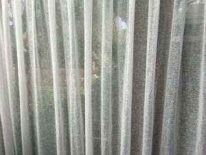 linnen transparant plooi gordijn