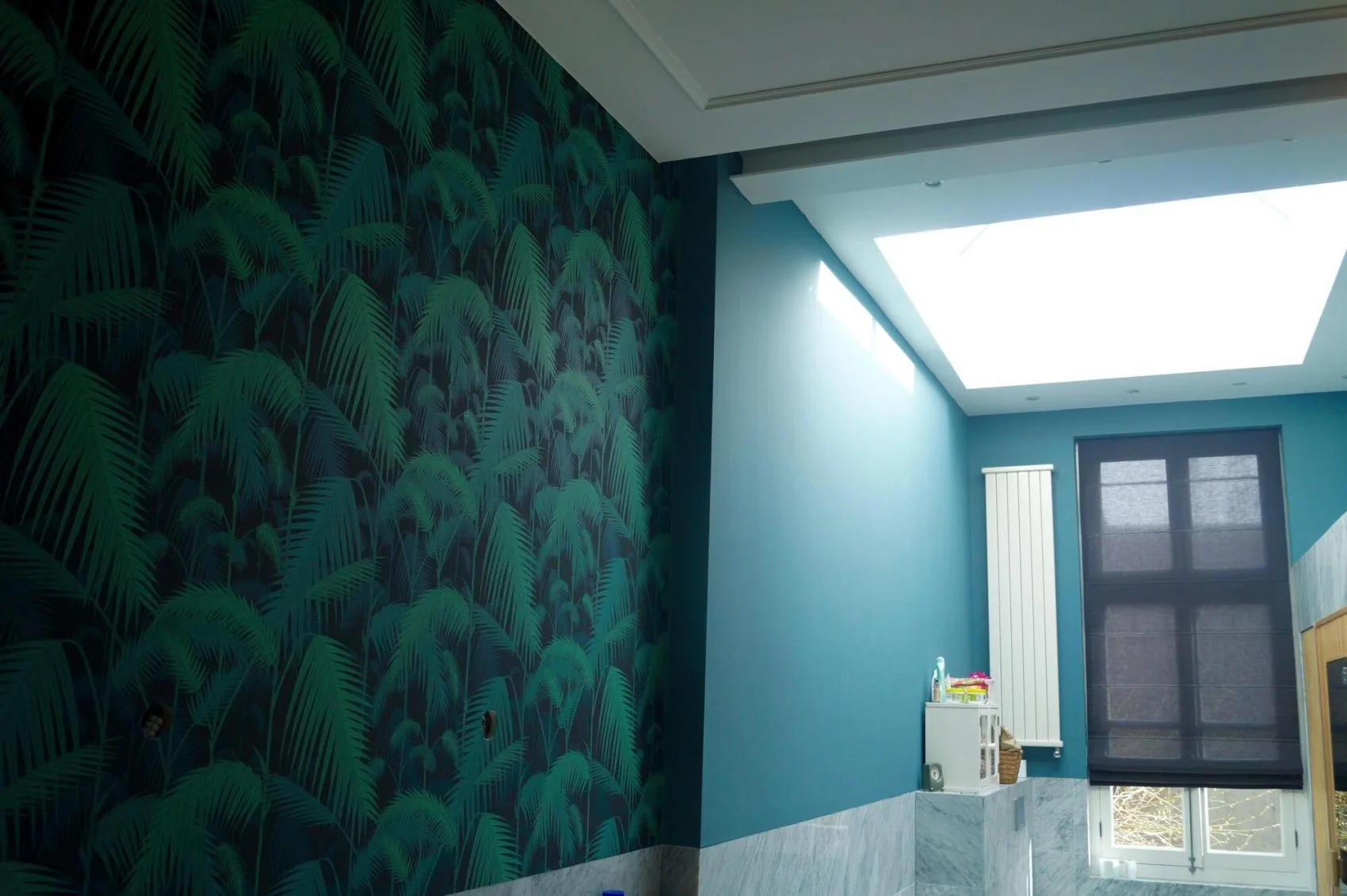 badkamer behang cole and son